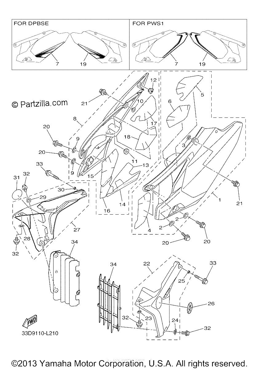 Diagrama de SIDE COVER