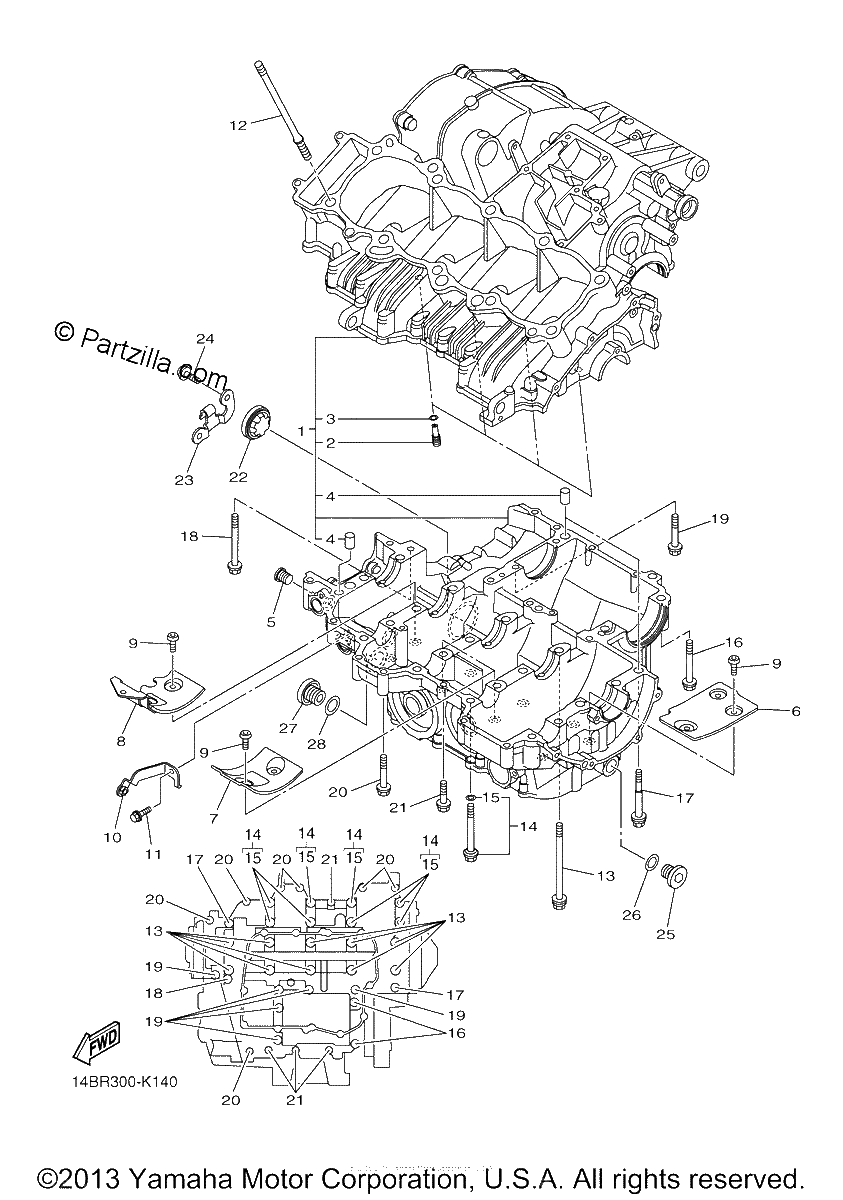 Diagrama de CRANKCASE