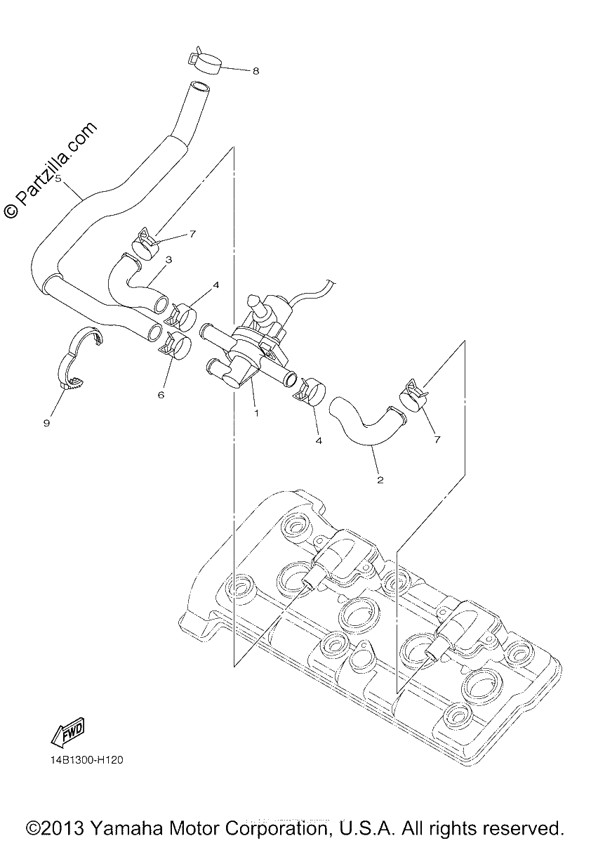Diagrama de AIR INDUCTION SYSTEM