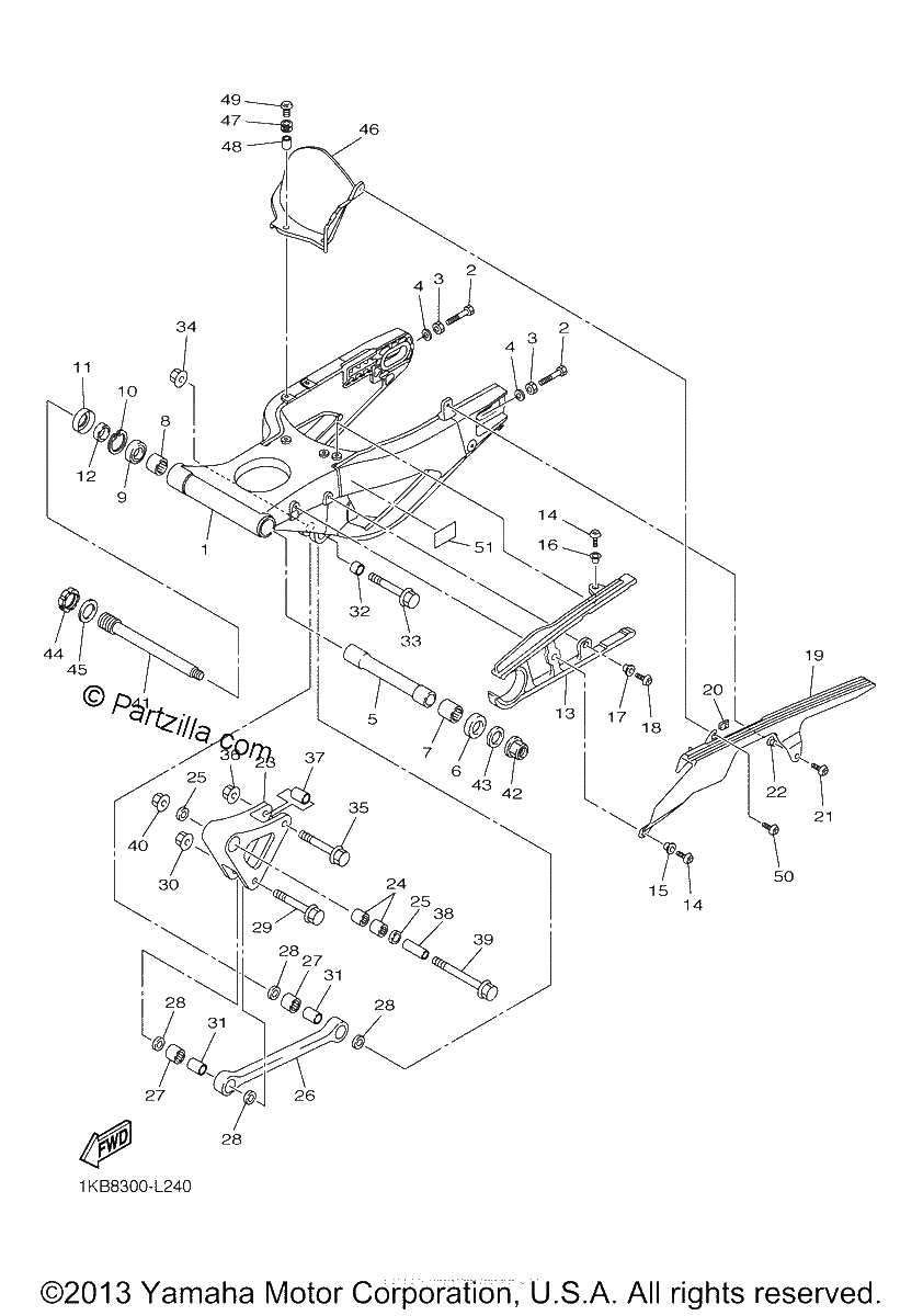 Diagrama de REAR ARM