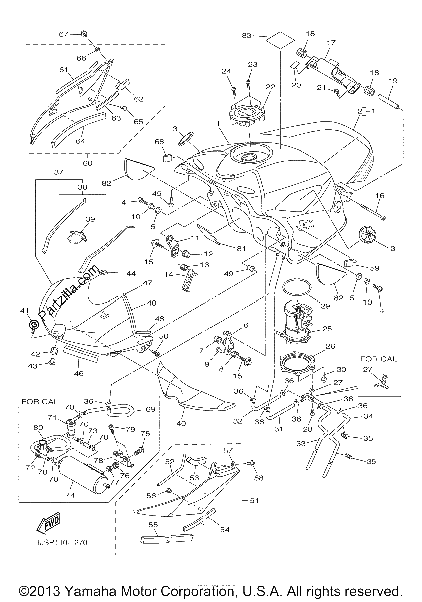 Diagrama de FUEL TANK