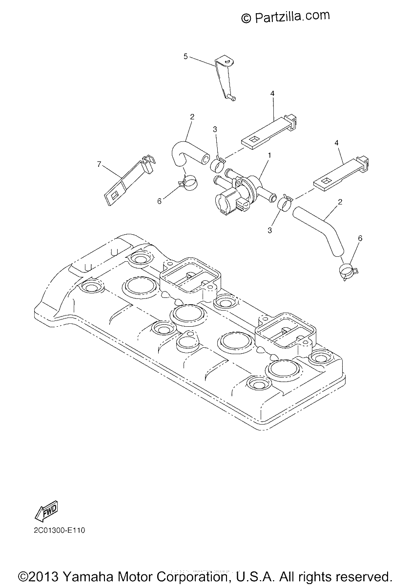 Diagrama de AIR INDUCTION SYSTEM
