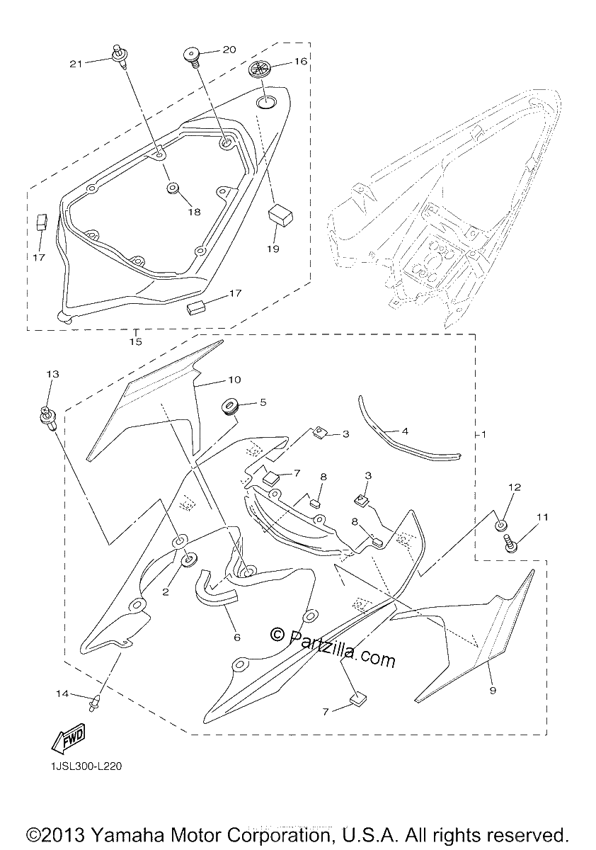 Diagrama de SIDE COVER