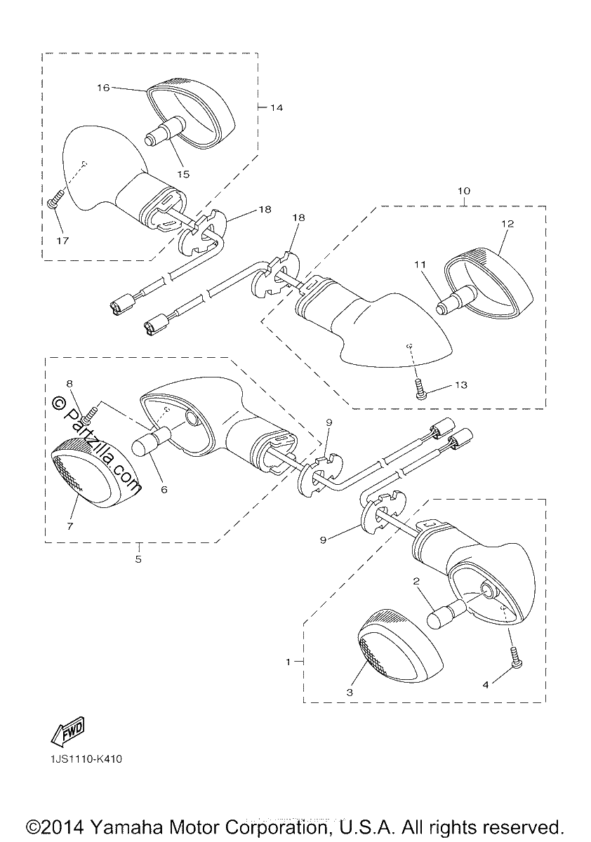 Diagrama de FLASHER LIGHT