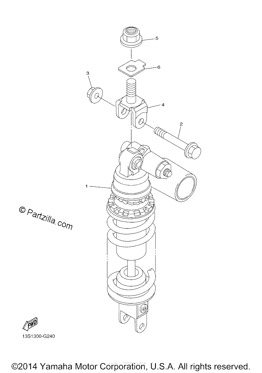 Diagrama de REAR SUSPENSION