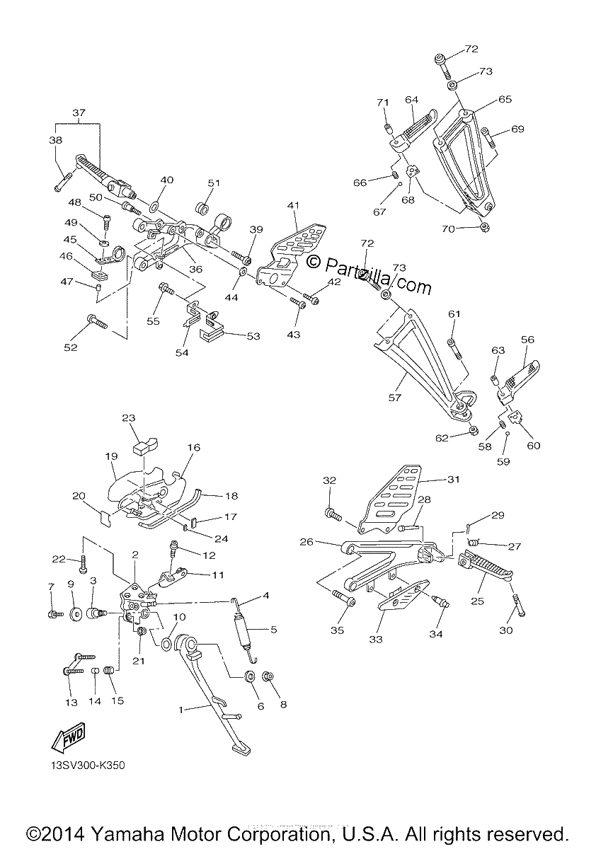 Diagrama de STAND FOOTREST