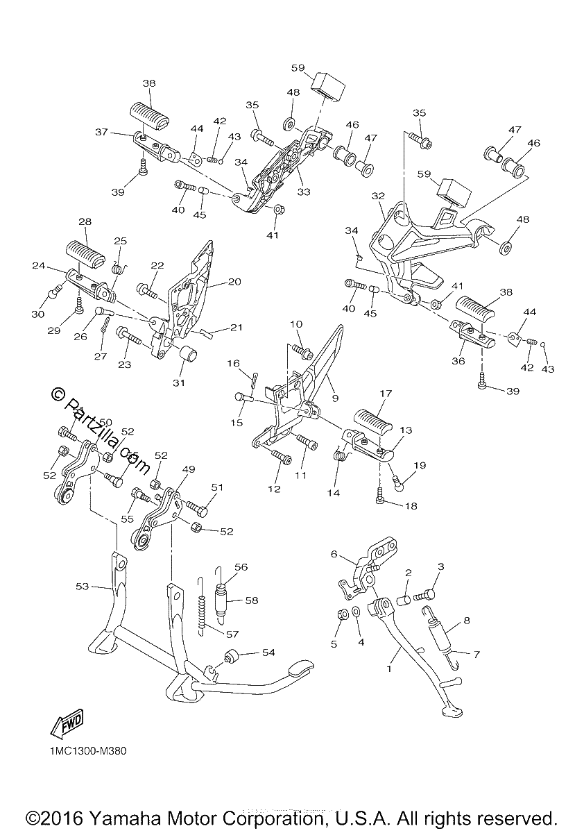 Diagrama de STAND FOOTREST