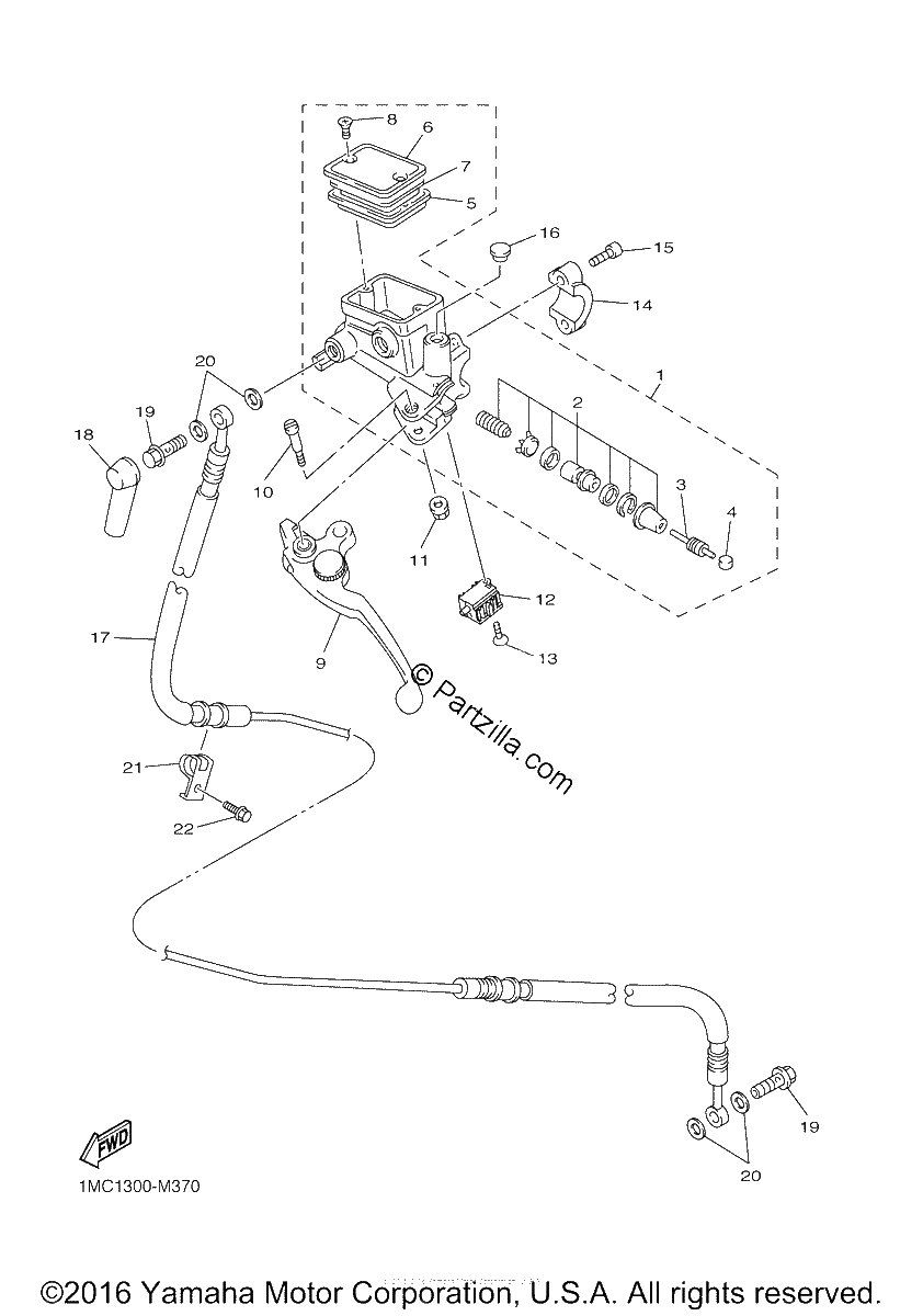 Diagrama de FRONT MASTER CYLINDER 2