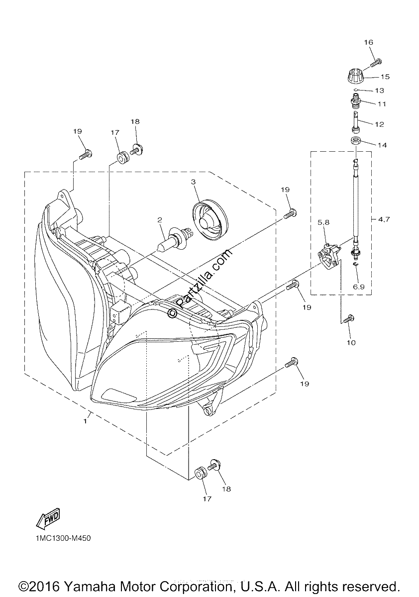 Diagrama de HEADLIGHT