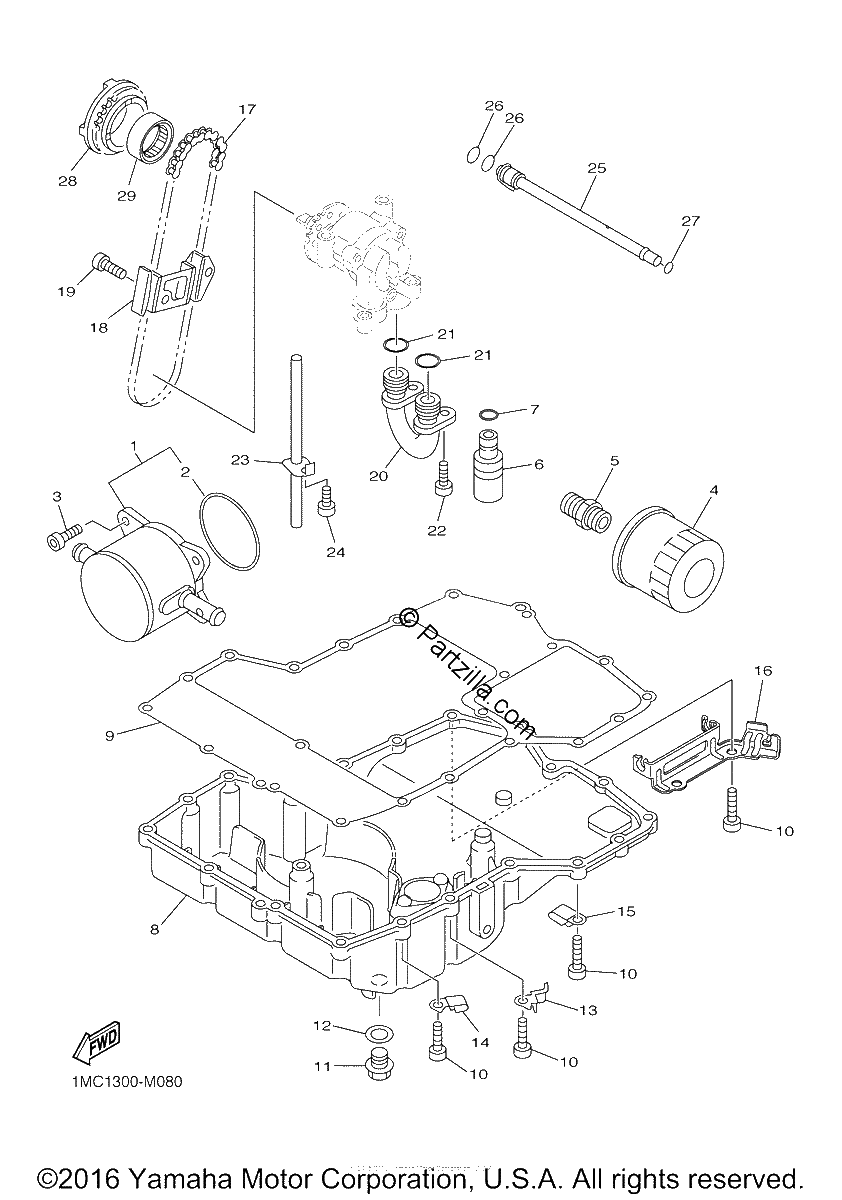 Diagrama de OIL COOLER
