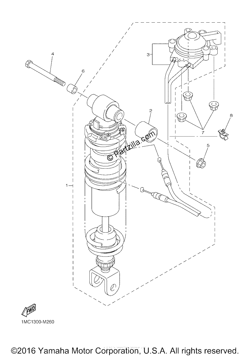 Diagrama de REAR SUSPENSION