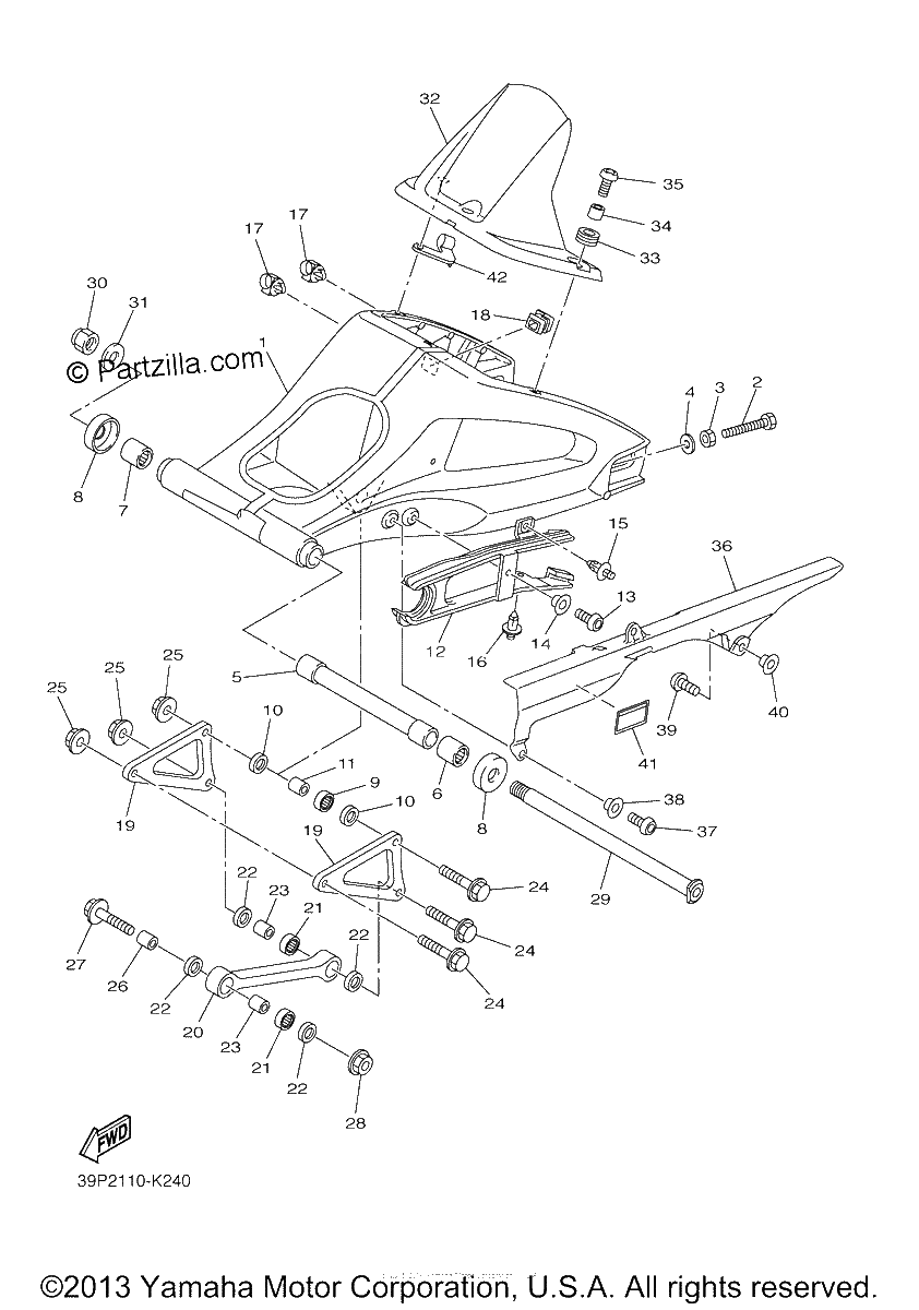 Diagrama de REAR ARM