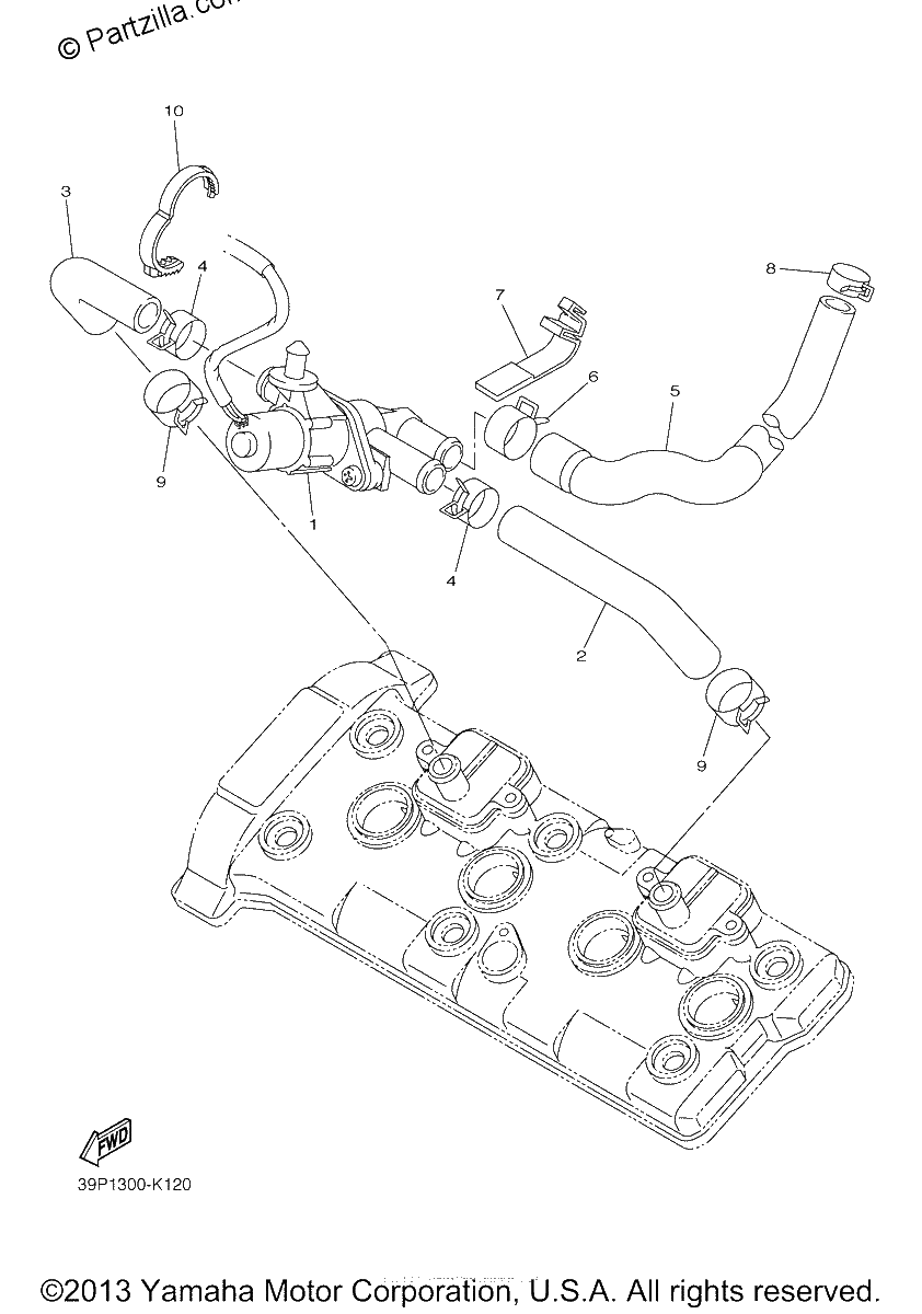 Diagrama de AIR INDUCTION SYSTEM