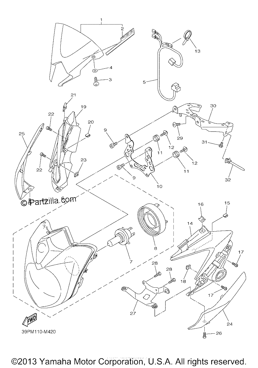 Diagrama de HEADLIGHT