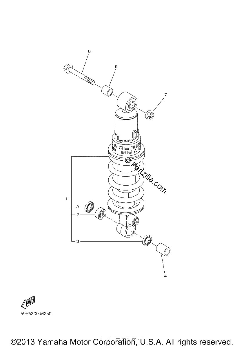 Diagrama de REAR SUSPENSION