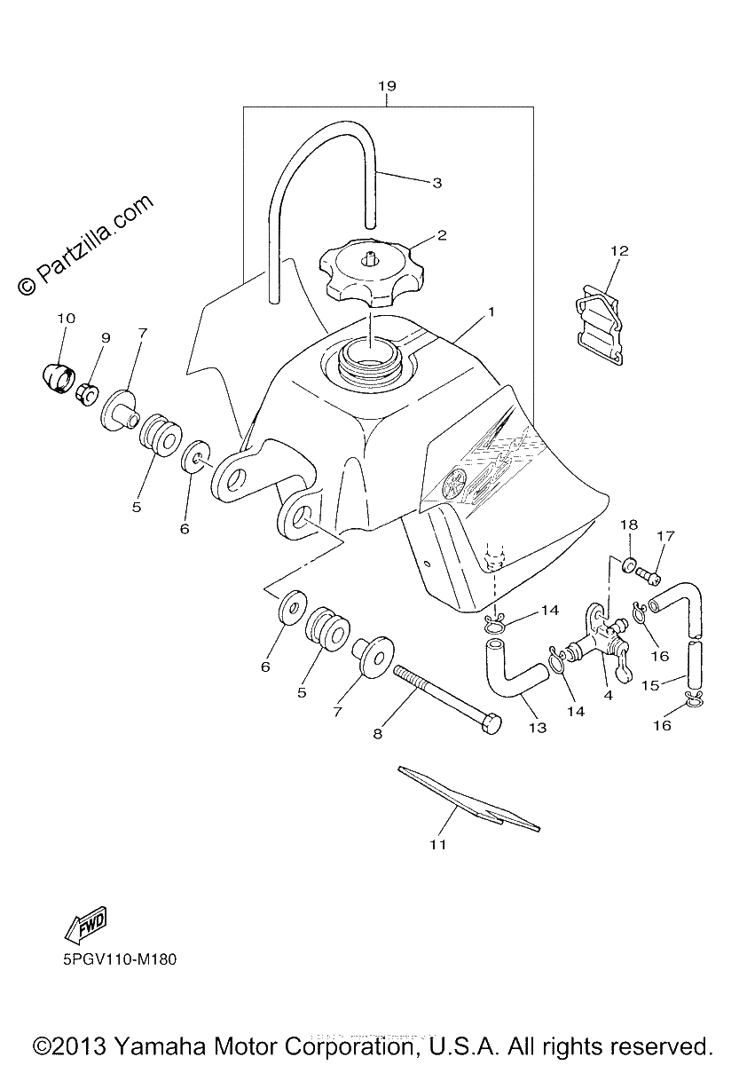 Diagrama de FUEL TANK