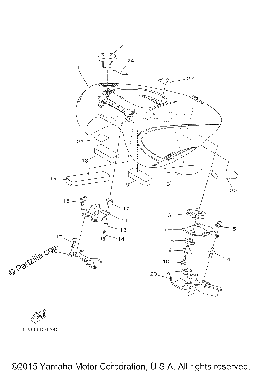 Diagrama de FUEL TANK