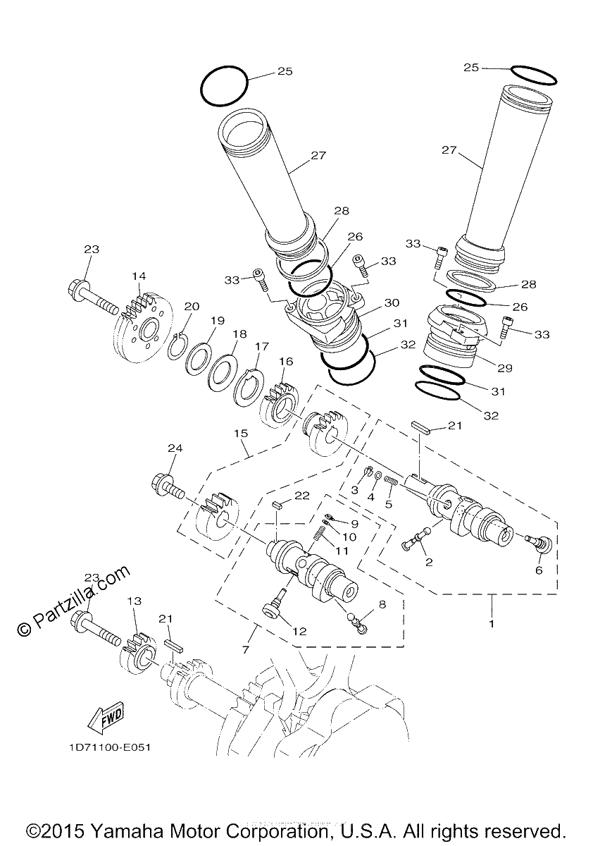 Diagrama de CAMSHAFT CHAIN