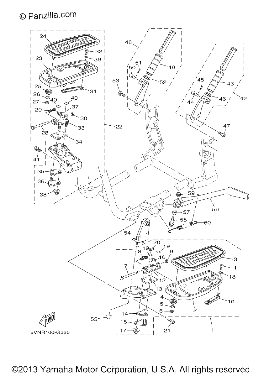 Diagrama de STAND FOOTREST