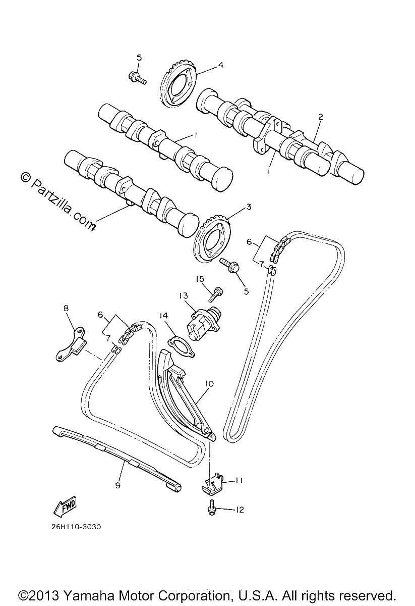Diagrama de CAMSHAFT CHAIN