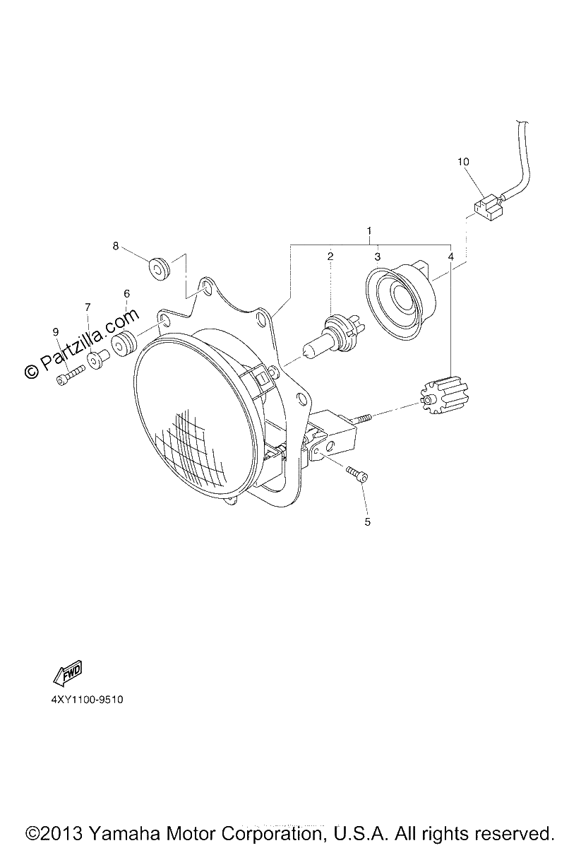 Diagrama de HEADLIGHT