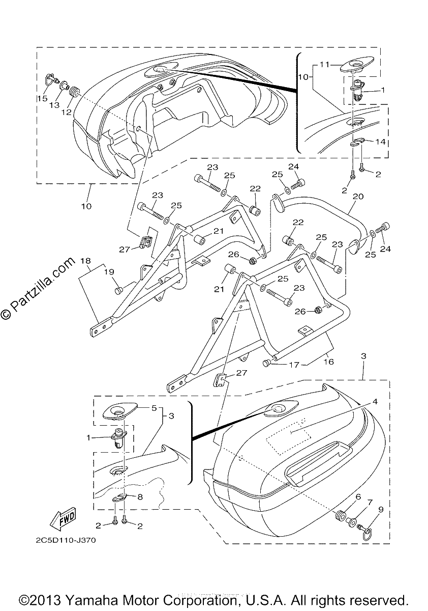 Diagrama de SADDLEBAG 1