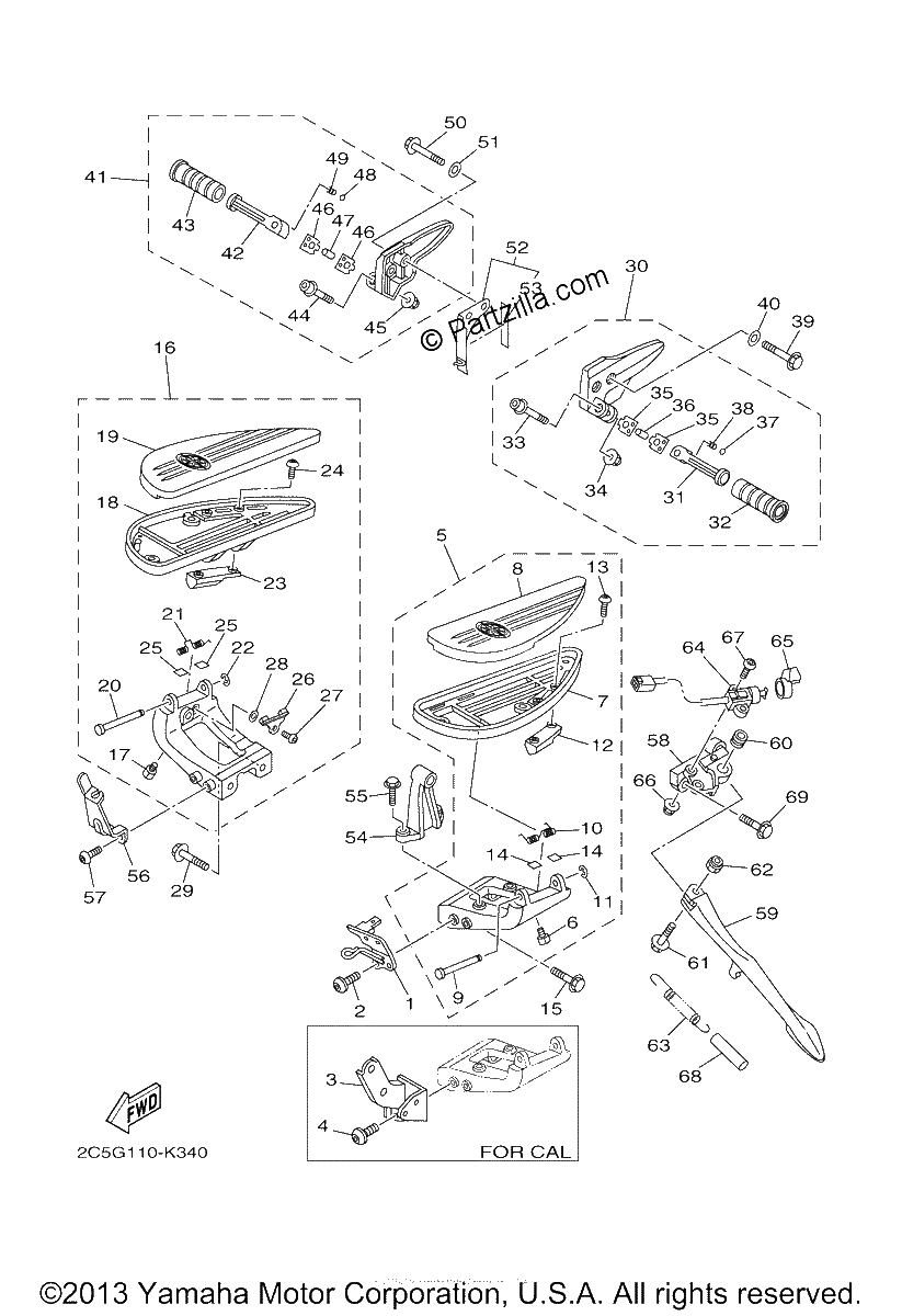 Diagrama de STAND FOOTREST