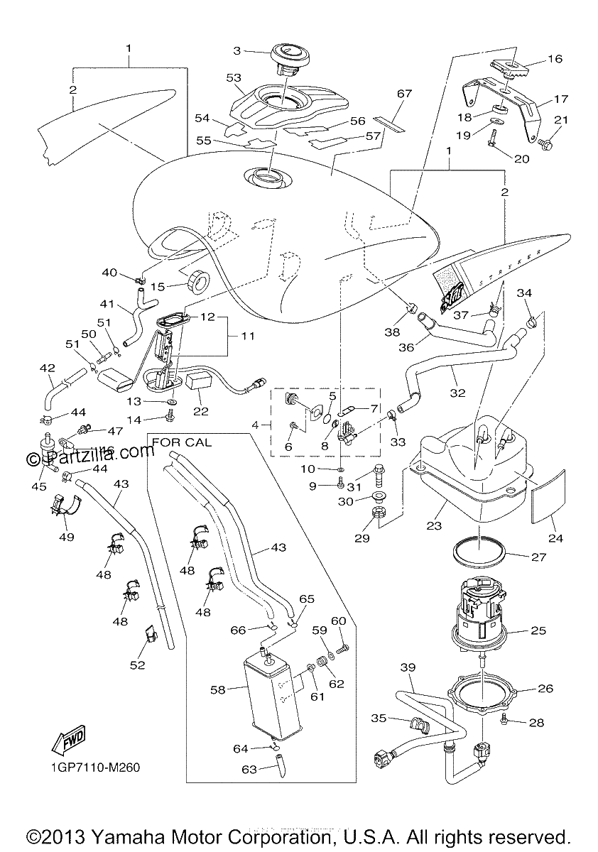 Diagrama de FUEL TANK