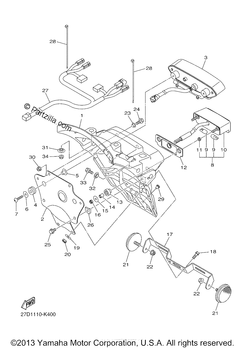 Diagrama de TAILLIGHT