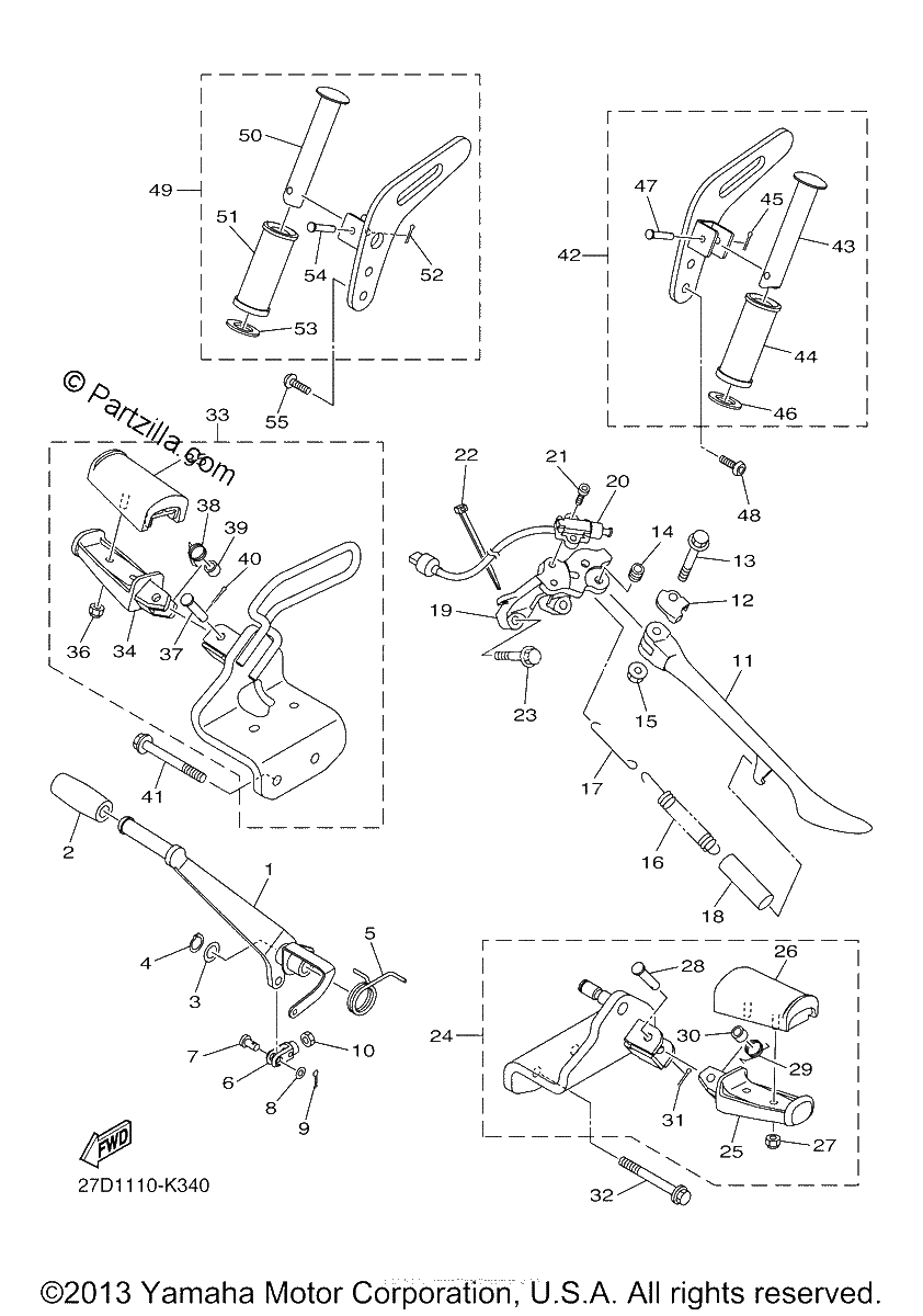Diagrama de STAND FOOTREST