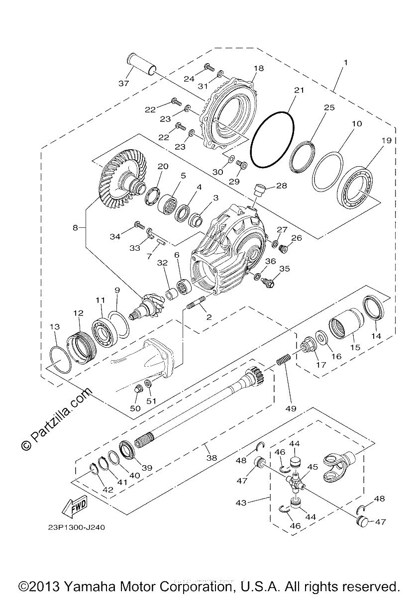 Diagrama de DRIVE SHAFT