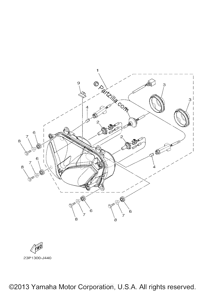 Diagrama de HEADLIGHT