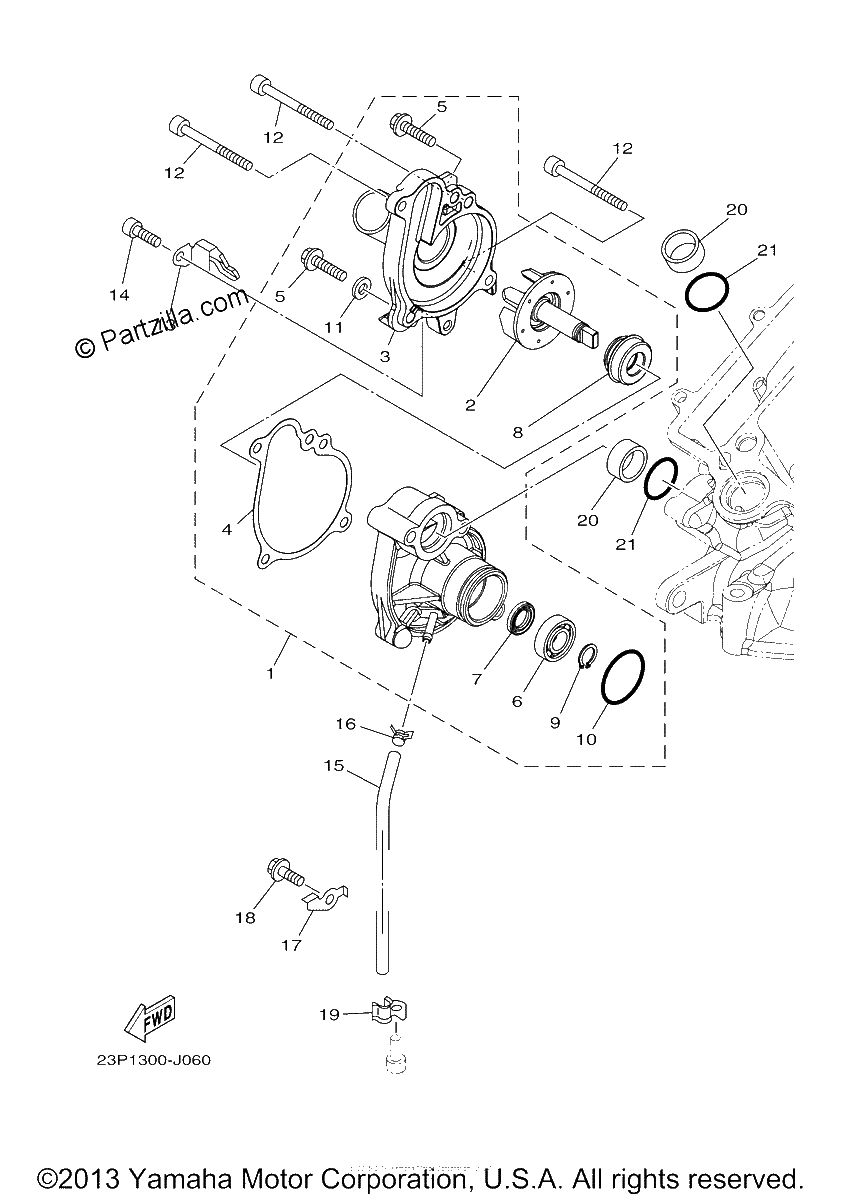 Diagrama de WATER PUMP