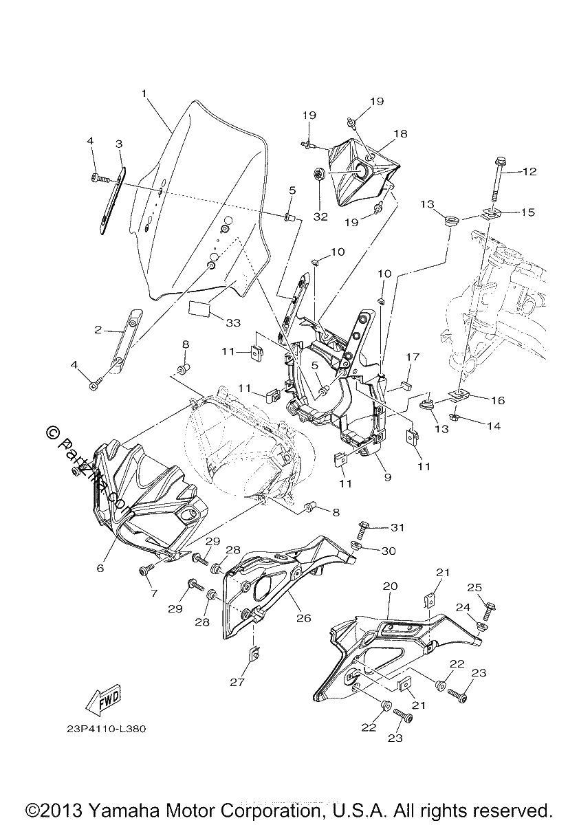 Diagrama de WINDSHIELD
