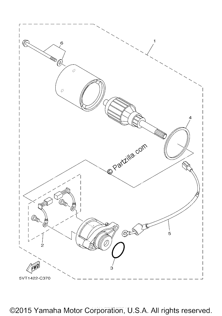 Diagrama de STARTING MOTOR
