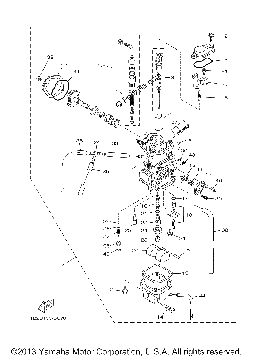 Diagrama de CARBURETOR