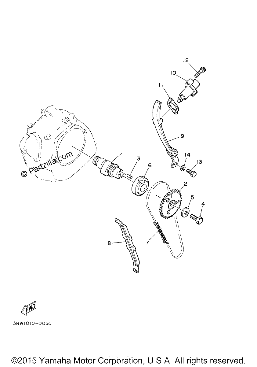 Diagrama de CAMSHAFT CHAIN