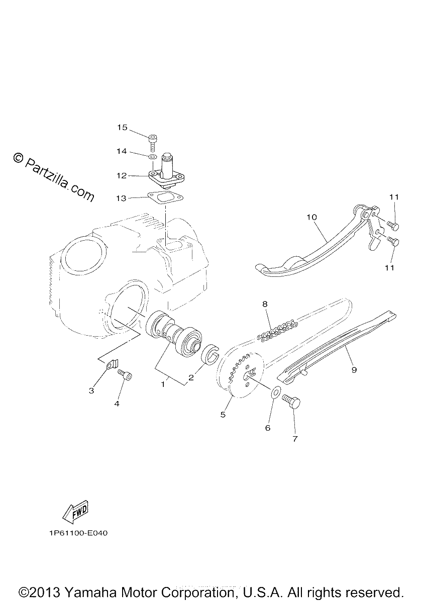 Diagrama de CAMSHAFT CHAIN