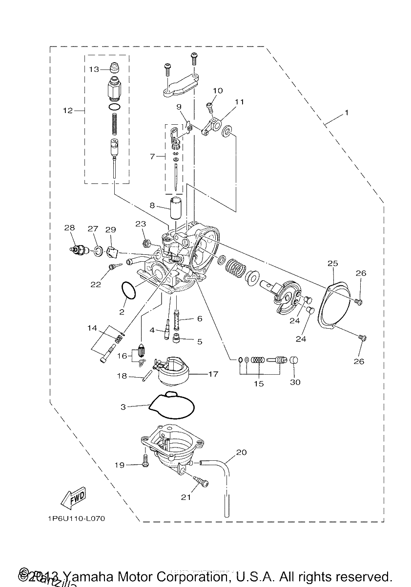 Diagrama de CARBURETOR