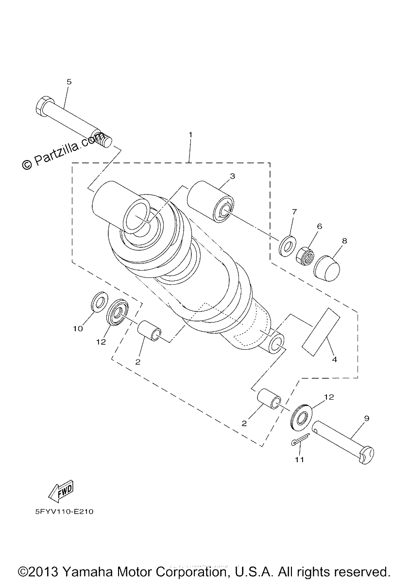 Diagrama de REAR SUSPENSION
