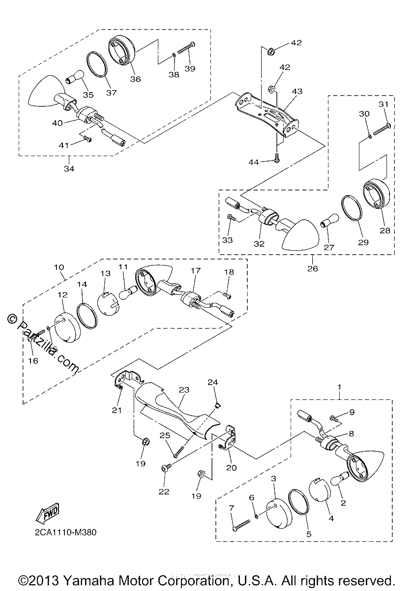 Diagrama de FLASHER LIGHT