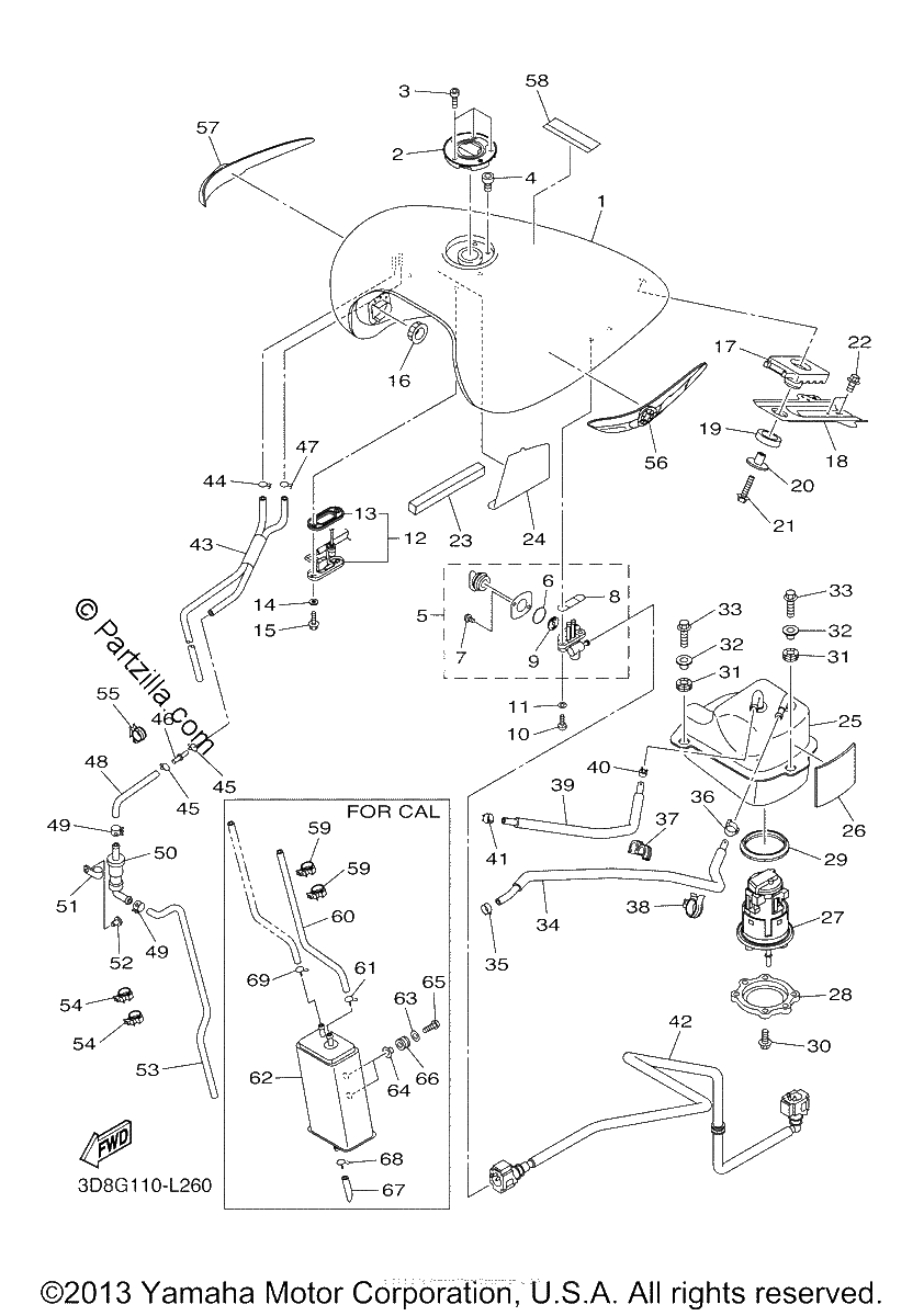 Diagrama de FUEL TANK