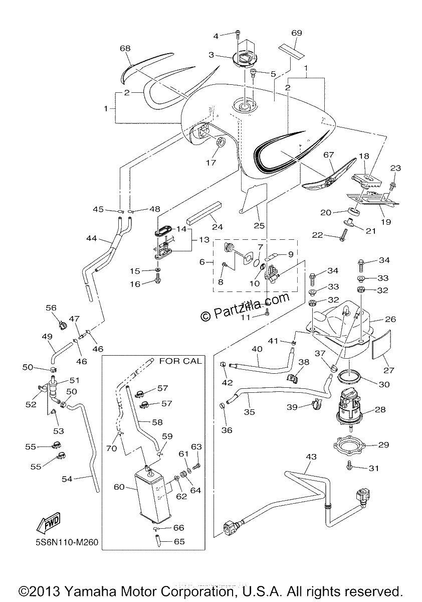 Diagrama de FUEL TANK