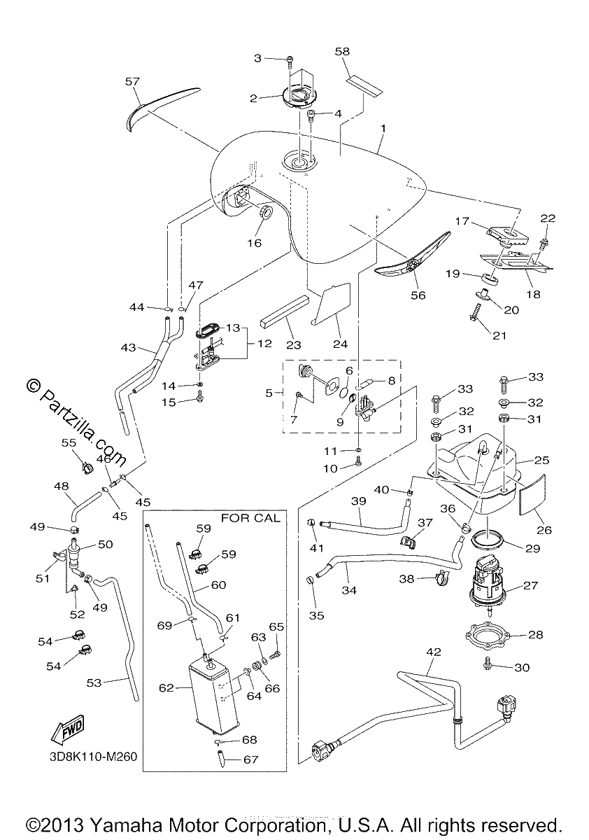 Diagrama de FUEL TANK