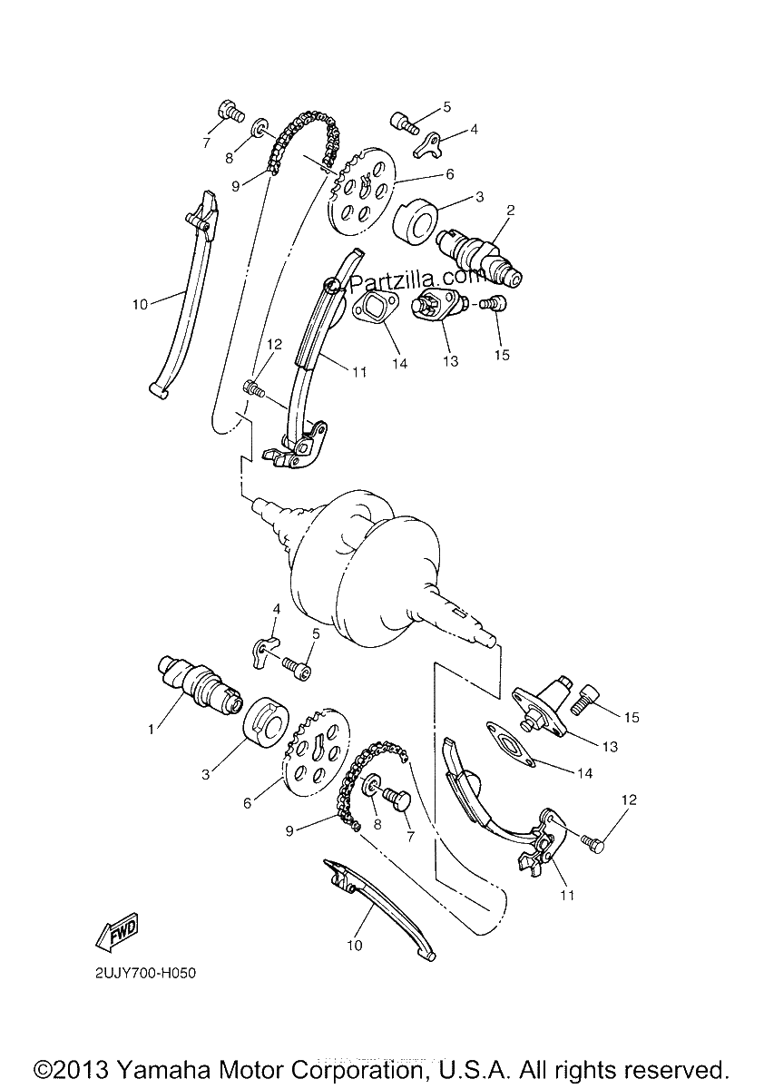 Diagrama de CAMSHAFT CHAIN
