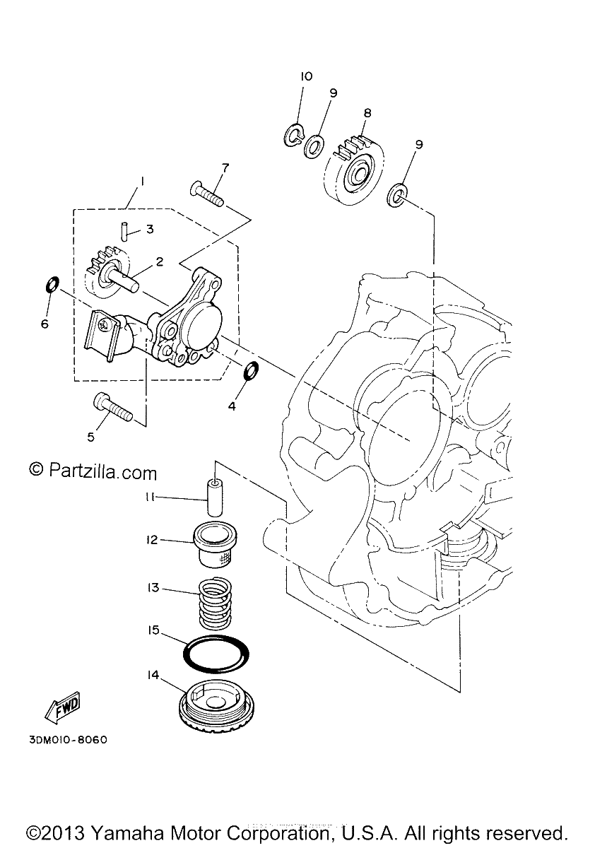 Diagrama de OIL PUMP
