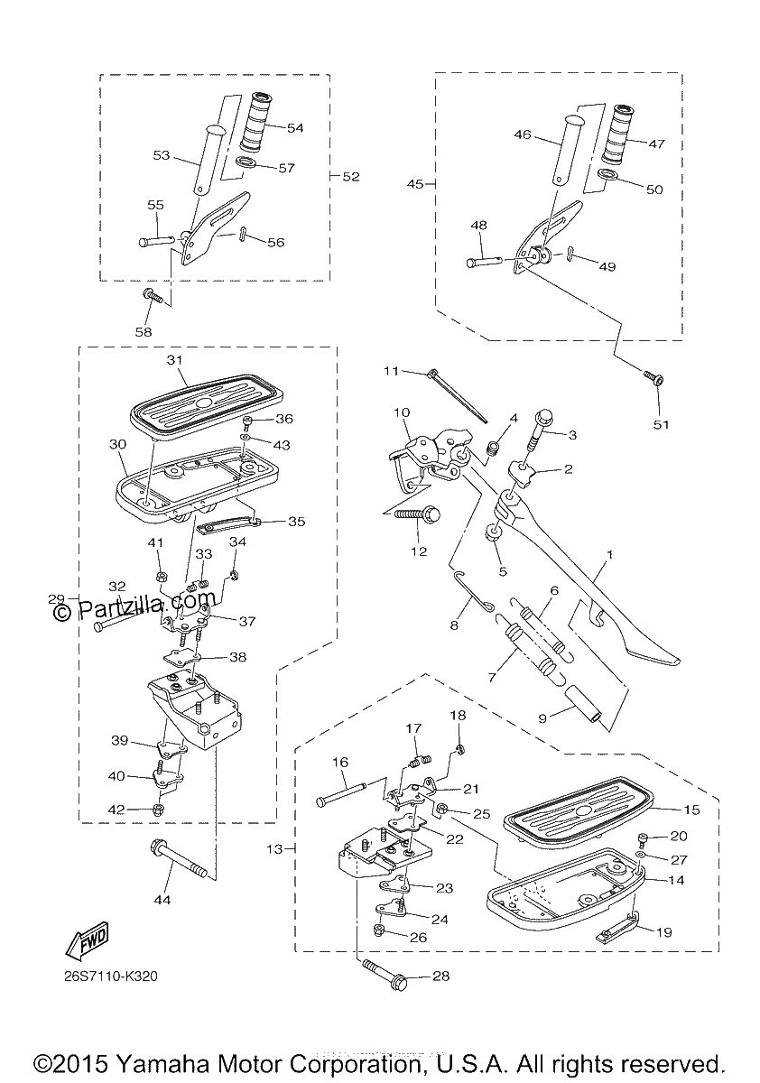 Diagrama de STAND FOOTREST