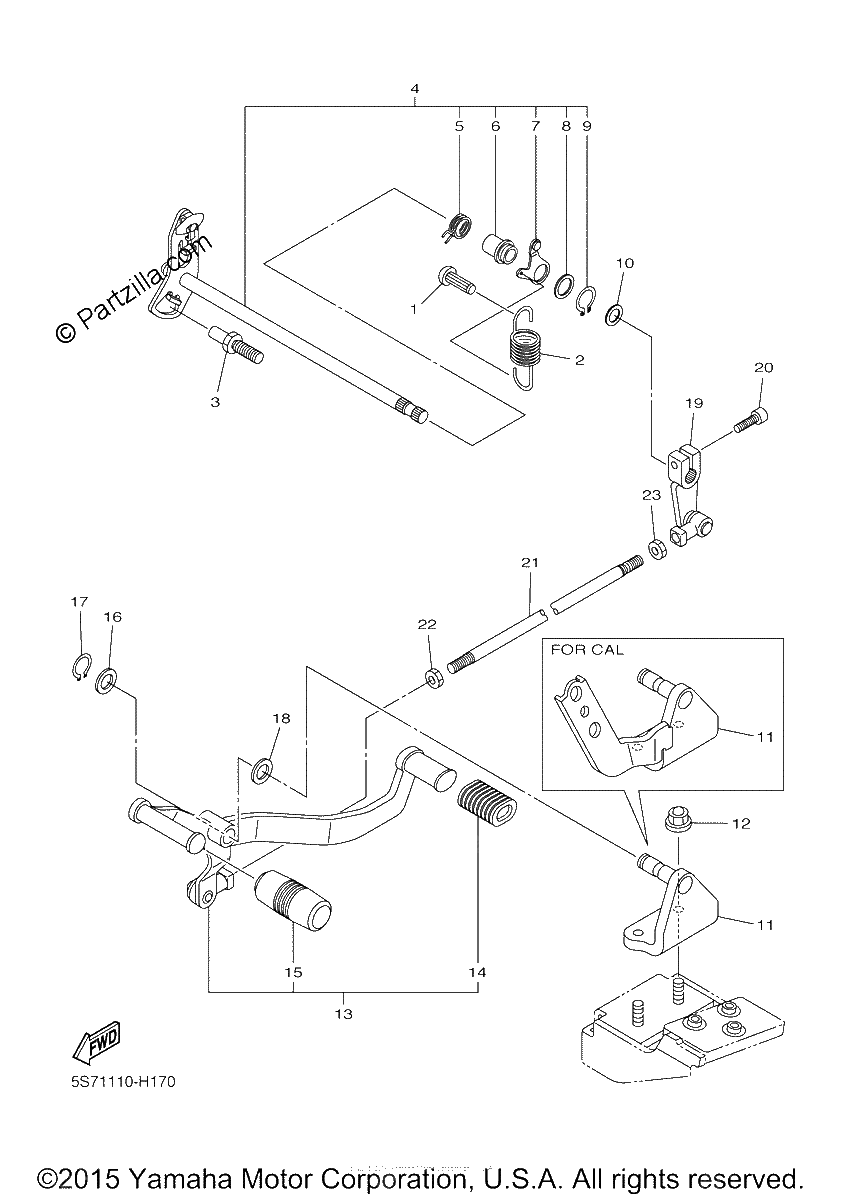 Diagrama de SHIFT SHAFT