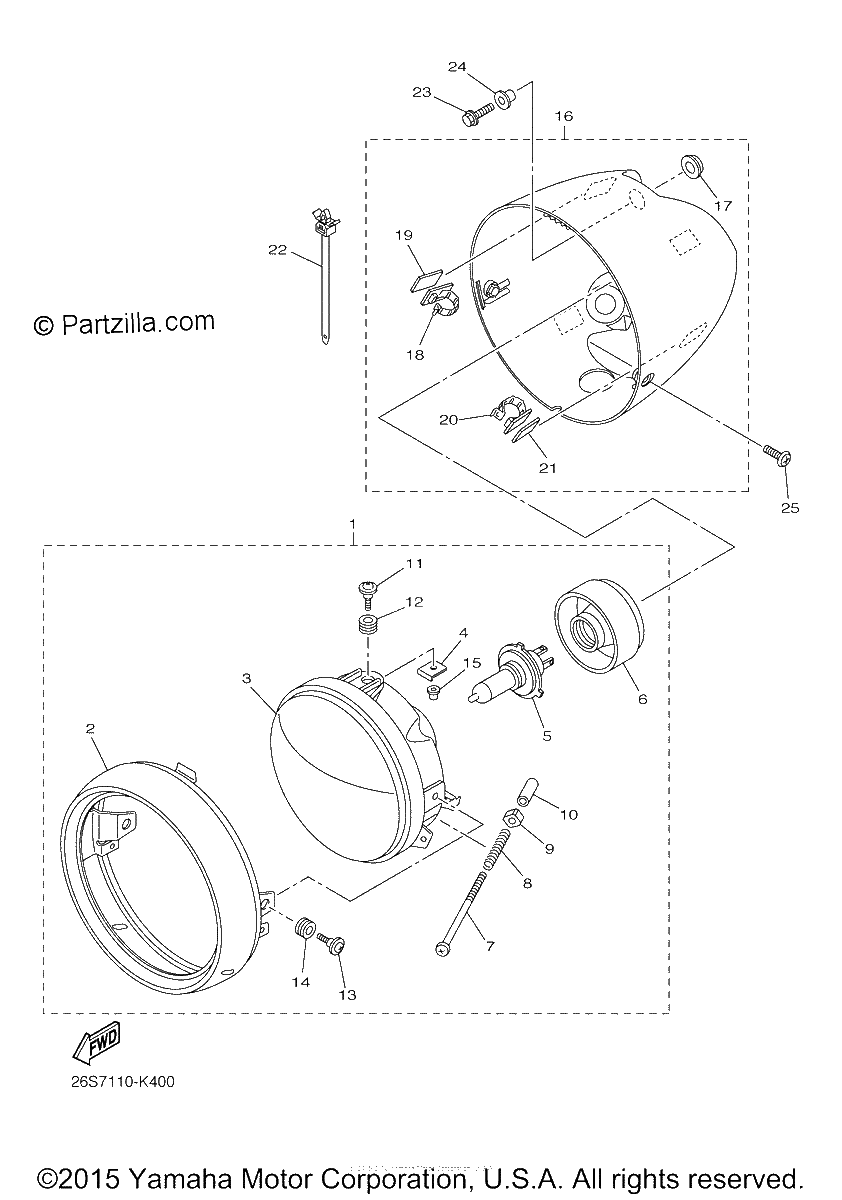 Diagrama de HEADLIGHT
