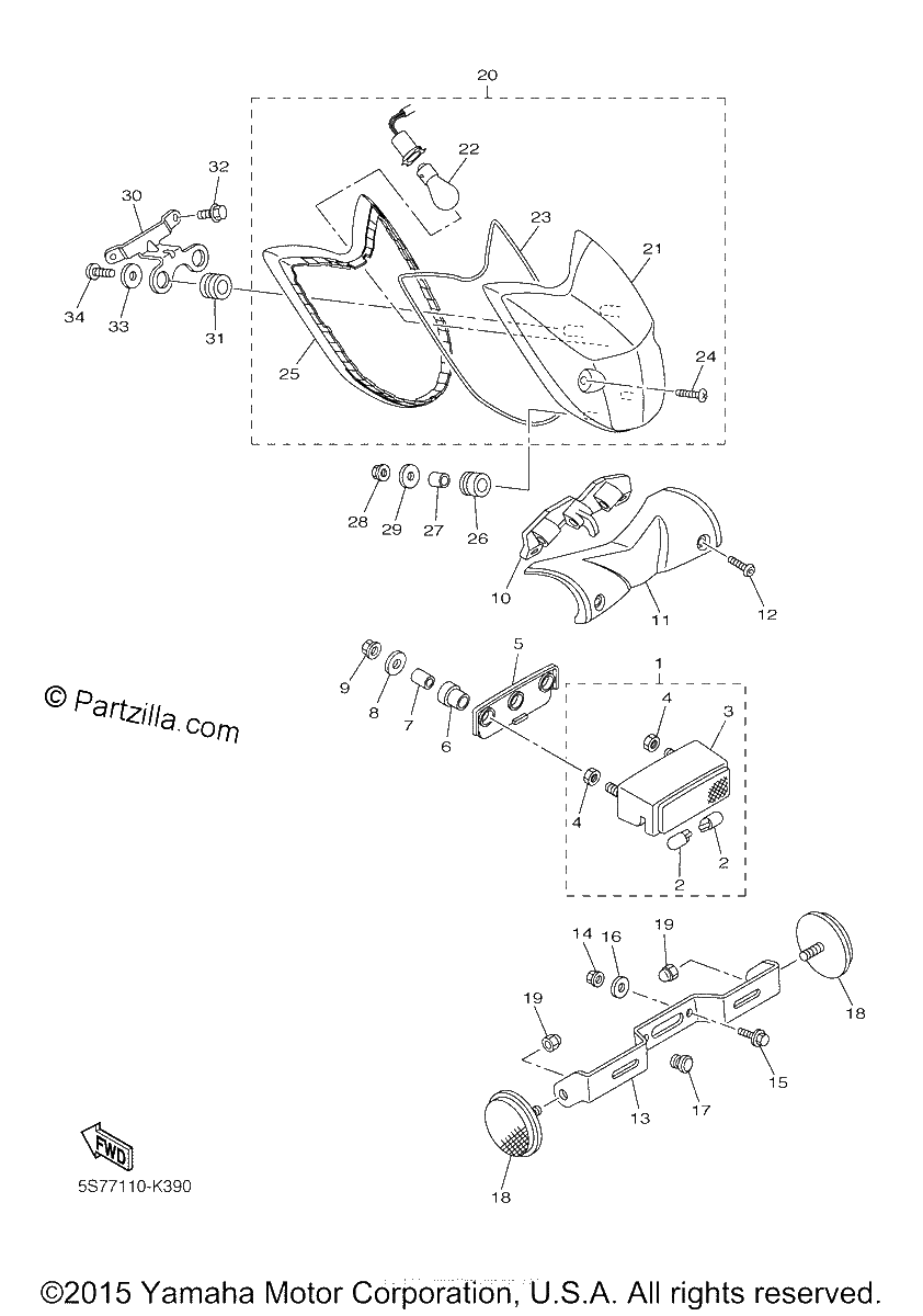 Diagrama de TAILLIGHT